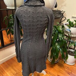 Athleta Charcoal Long Sleeve Dress